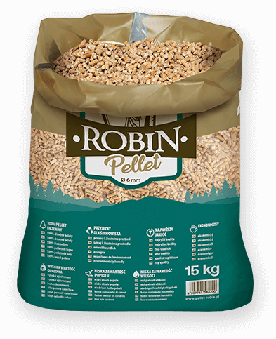 worek pelletu opałowego Robin do kupienia w Radomyślu Wielkim lub sklepie internetowym
